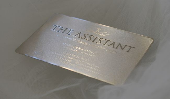 Carte originale Monaco The Assistant en métal brillante